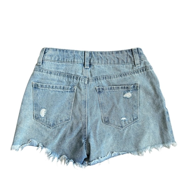 ban jars nwot distressed rhinestone embellished shorts size 1/24 - Picture 4 of 7
